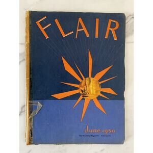 Flair Magazine June 1950 5 Multicolor Fashon Photography Art